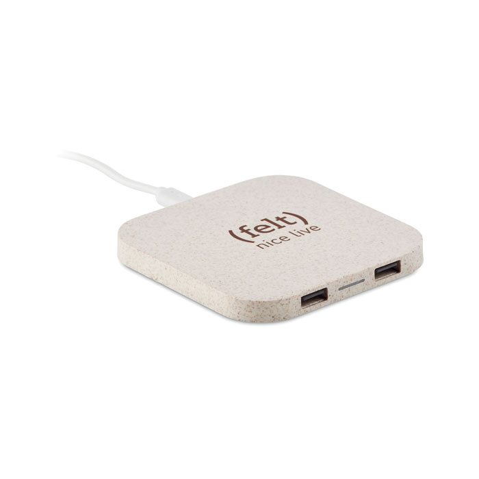 Squared charger | Eco promotional gift